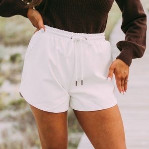 Brand new leather shorts